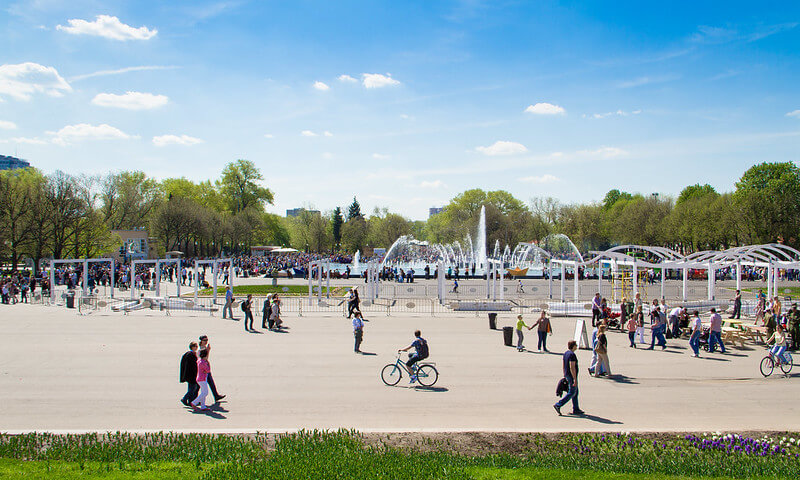 Парки москвы фото сейчас